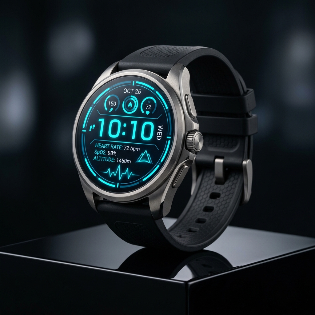 Terracom ChronoPulse X1 Titanium Smart Watch